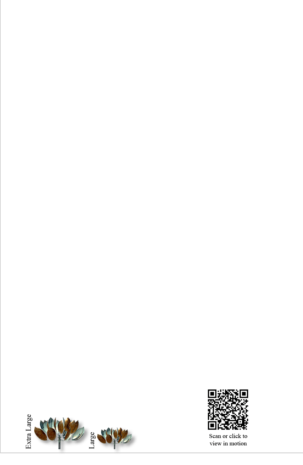 Scan or click to view in motion,Large,Extra Larg