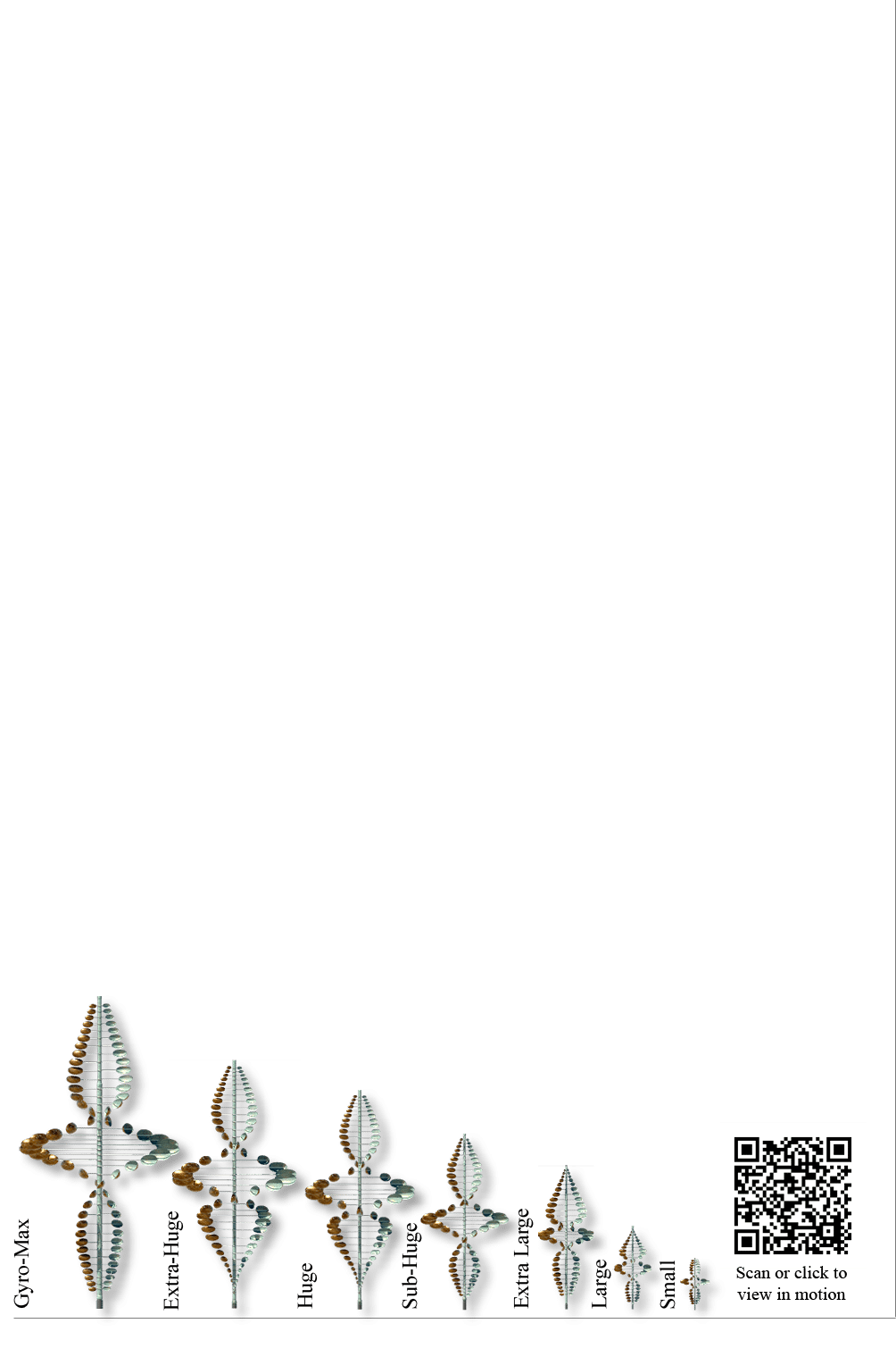 Scan or click to view in motion,Large,Small,Extra Large,Sub Huge,Huge,Extra Huge,Gyro Max