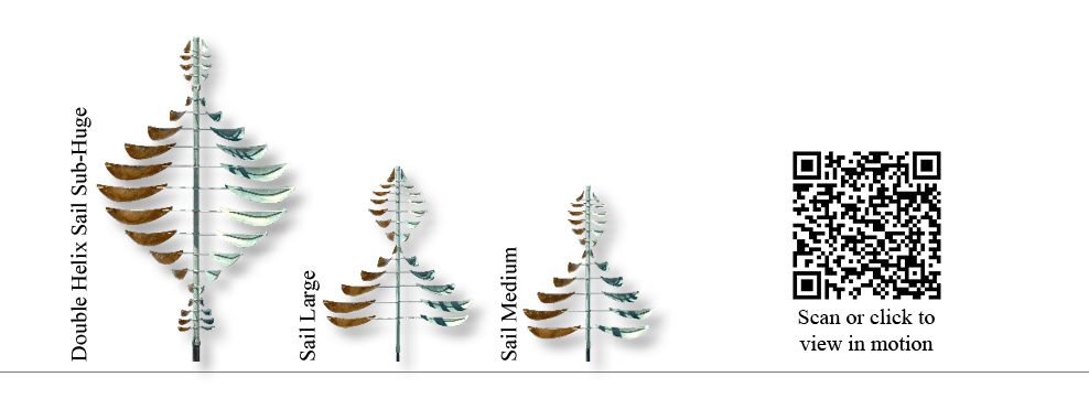 Scan or click to view in motion,Sail Medium,Sail Large,Double Helix Sail Sub Hug