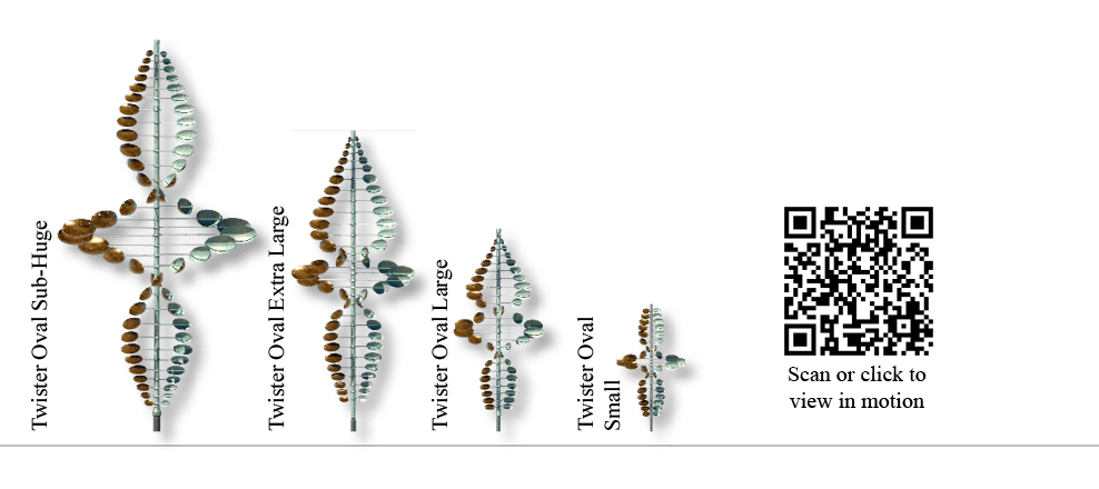 Scan or click to view in motion,Twister Oval Small,Twister Oval Large,Twister Oval Extra Large,Twister Oval Sub Hug