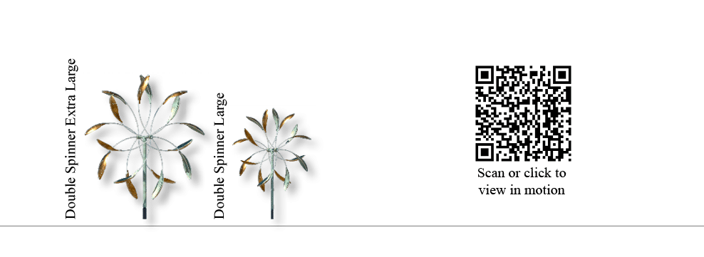 Scan or click to view in motion,Double Spinner Large,Double Spinner Extra Larg