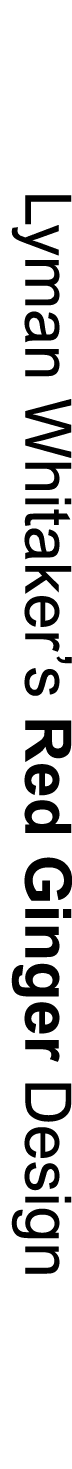 Lyman Whitaker’s Red Ginger Design