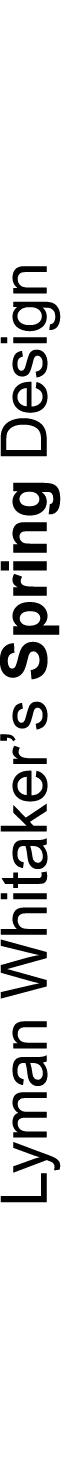 Lyman Whitaker’s Spring Design