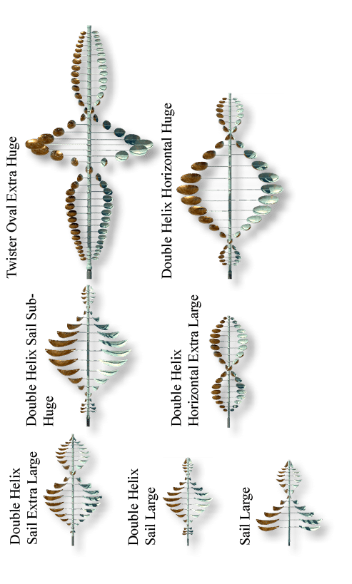 Sail Large,Double Helix Sail Large,Double Helix Sail Extra Large,Double Helix Horizontal Extra Large,Double Helix Sai...